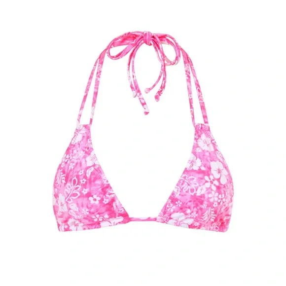 NWT- Kulani Kinis Pink and White Floral Bikini - Picture 6 of 8